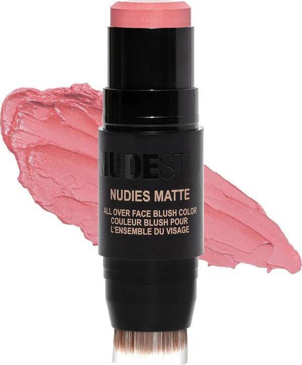 Nudestix Nudies Blush Mat Allık Stick Sunkissed Pink 7GR - Image 1