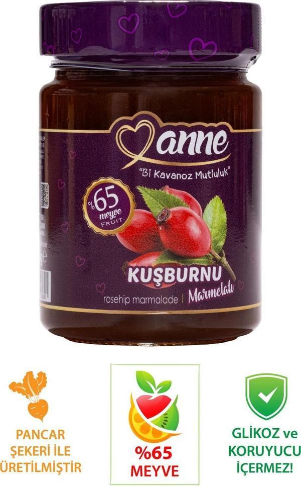 Anne Kuşburnu Marmelatı 400G (Pancar Şekeri Ile Üretilmiştir - Glikoz, Koruyucu Içermez) - Image 1