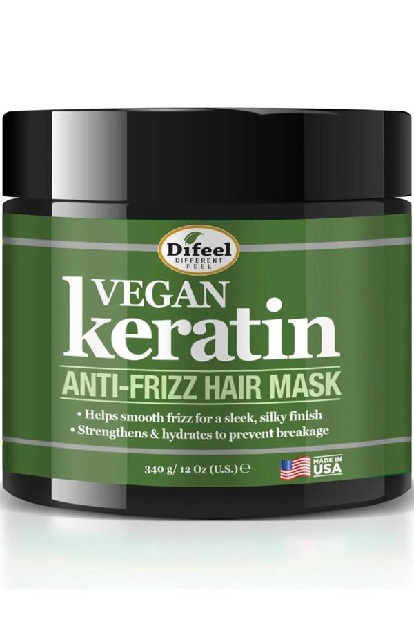 Difeel Vegan Keratin Kabarma Karşıtı Saç Maskesi 340GR - Image 1