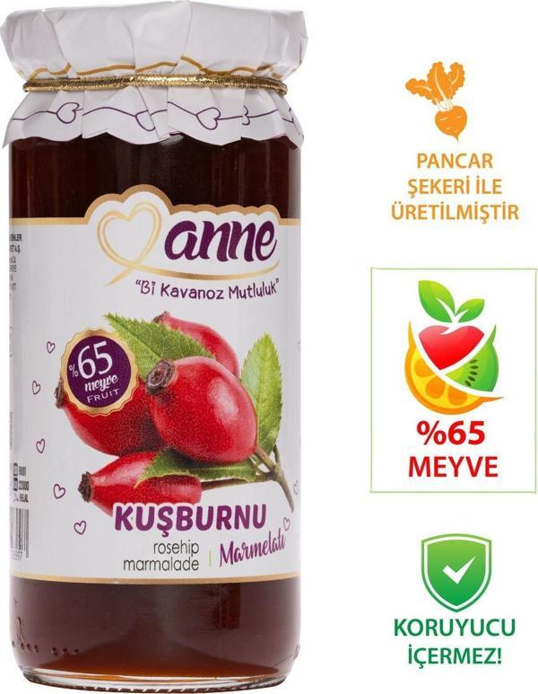Anne Kuşburnu Marmelatı 300G (Pancar Şekeri Ile Üretilmiştir - Glikoz, Koruyucu Içermez) - Image 1