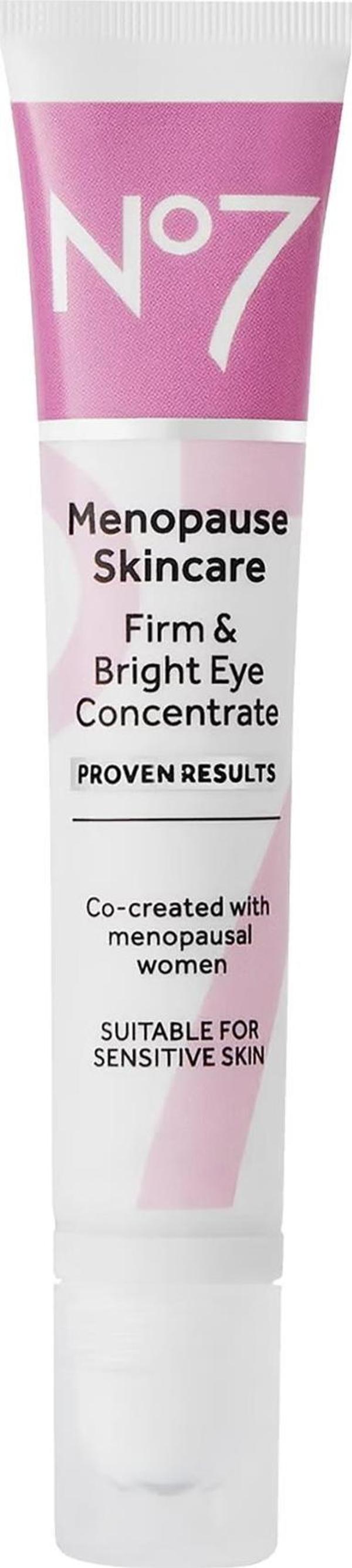 No7 Menopause Skincare Firm & Bright Konsantre Göz Kremi 15ML - Image 1