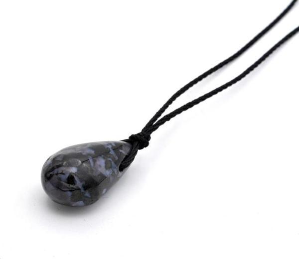 Hakiki Asansör Model Doğal Çeroit Taşı Kolye Ucu 1.kalite 002 - Image 1