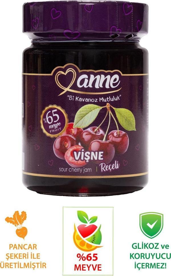 Anne Vişne Reçeli 400G (Pancar Şekeri Ile Üretilmiştir - Glikoz, Koruyucu Içermez) - Image 1