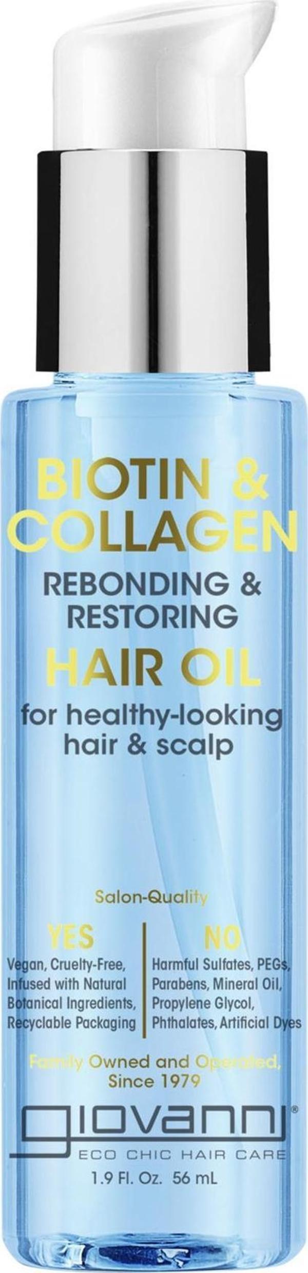 Giovanni Biotin & Collagen Yenileyici Saç Yağı 56ML - Image 1