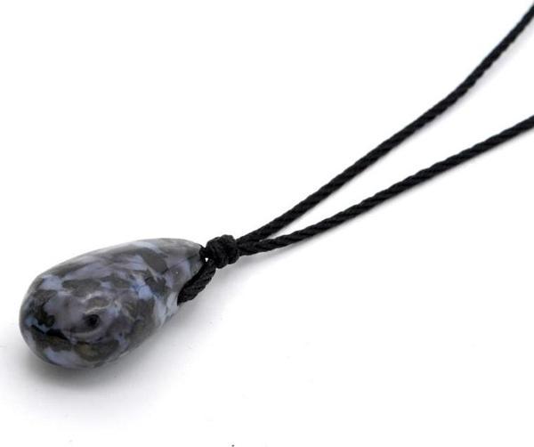 Hakiki Asansör Model Doğal Çeroit Taşı Kolye Ucu 1.kalite 004 - Image 1