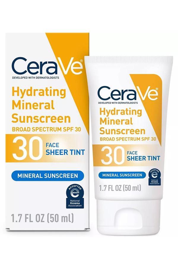 CeraVe Nemlendirici Mineral SPF30 Sheer Tint Yüz Güneş Kremi 50ML - Image 1