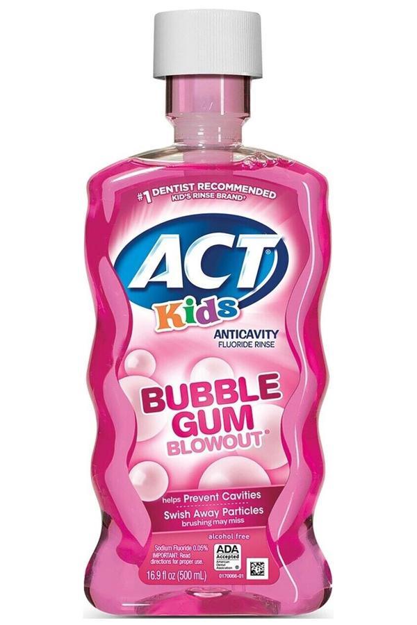 ACT Kids Bubble Gum Çocuklar İçin Ağız Bakım Suyu 500ML - Image 1