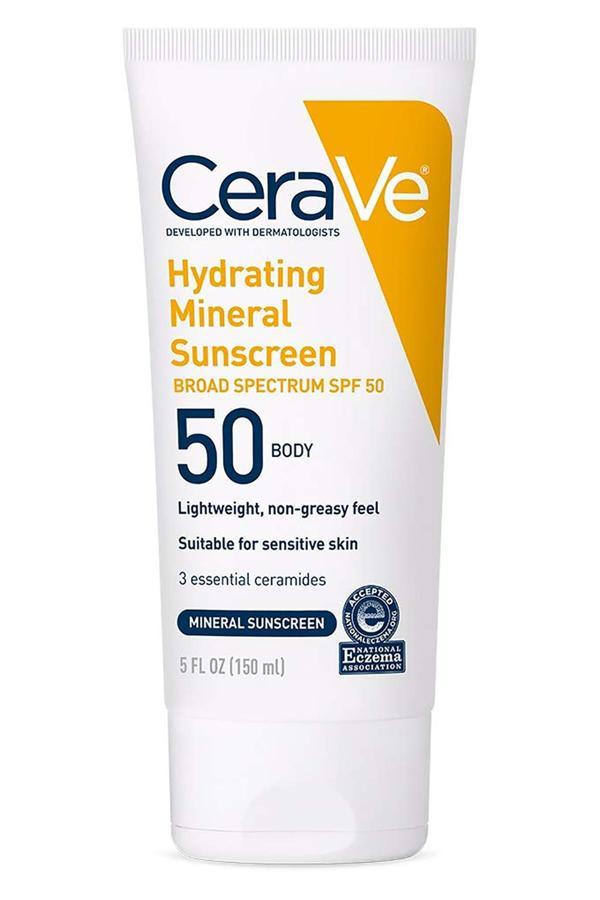 CeraVe SPF50 Nemlendirici Mineral Vücut Güneş Kremi 150ML - Image 1