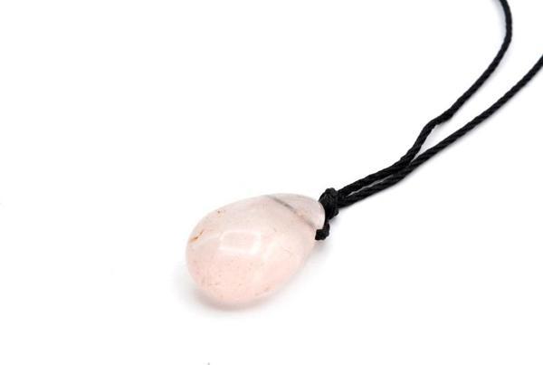 Hakiki Asansör Model Doğal Pembe Kuvars Kolye Ucu 1.kalite 001 - Image 1