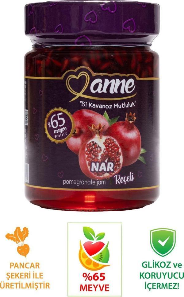 Anne Nar Reçeli 400G (Pancar Şekeri Ile Üretilmiştir - Glikoz, Koruyucu Içermez) - Image 1