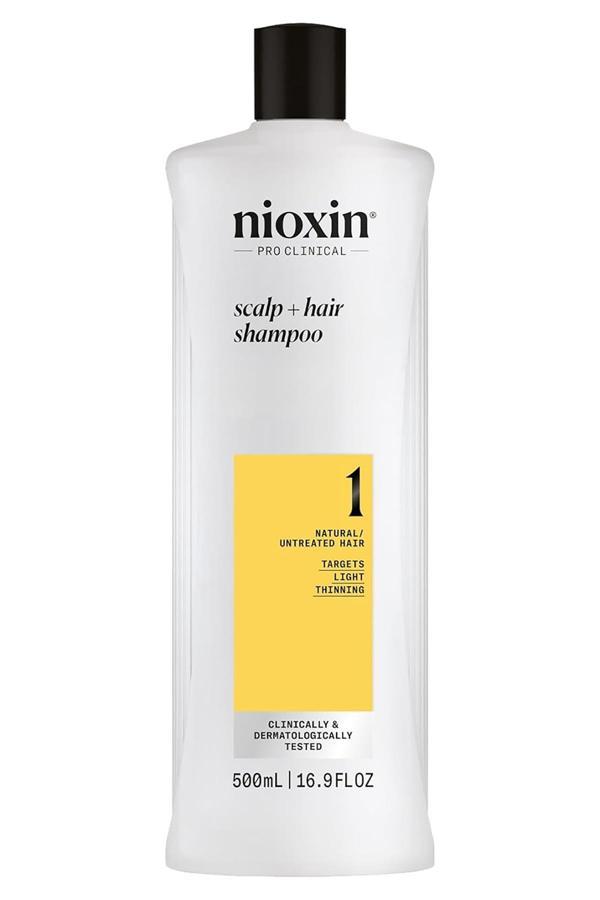 Nioxin System 1 Şampuan - İşlem Görmemiş Hafif İnce Saçlar İçin Kalınlaştırıcı Bakım 500ML - Image 1