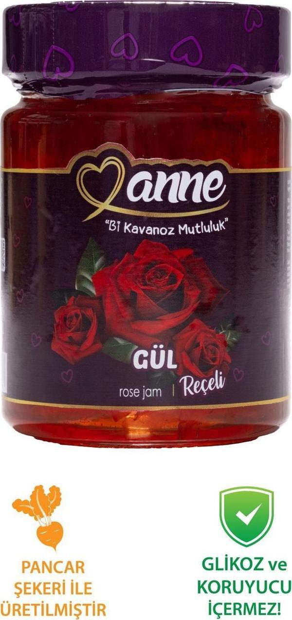 Anne Gül Reçeli 400G (Pancar Şekeri Ile Üretilmiştir - Glikoz, Koruyucu Içermez) - Image 1