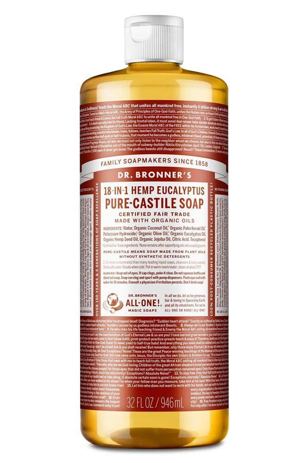 Dr.Bronner's Çok Amaçlı Sıvı Sabun Okaliptüs Kokulu 946ML - Image 1