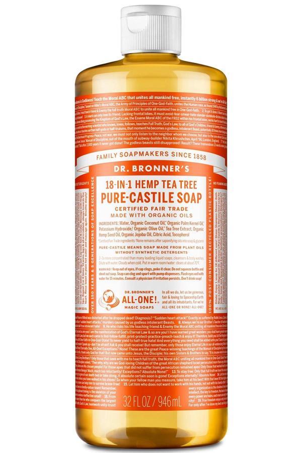 Dr.Bronner's Çok Amaçlı Sıvı Sabun Çay Ağacı Kokulu 946ML - Image 1