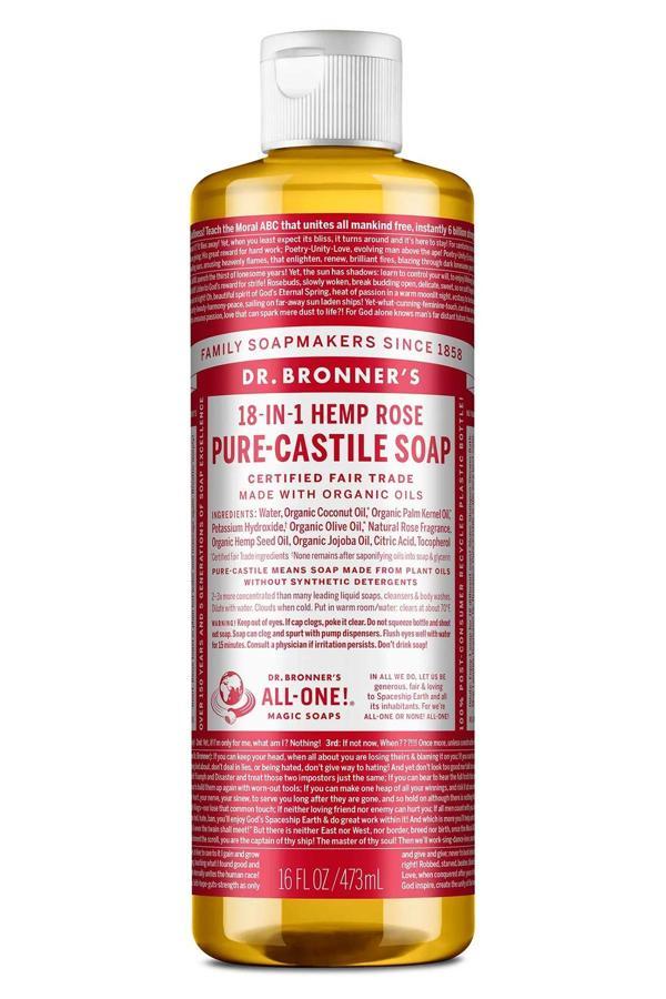 Dr.Bronner's Çok Amaçlı Sıvı Sabun Gül Kokulu 473ML - Image 1