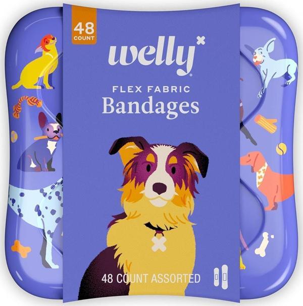 Welly Karışık Ölçülerde Renkli Yara Bandı 48 Adet - Image 1