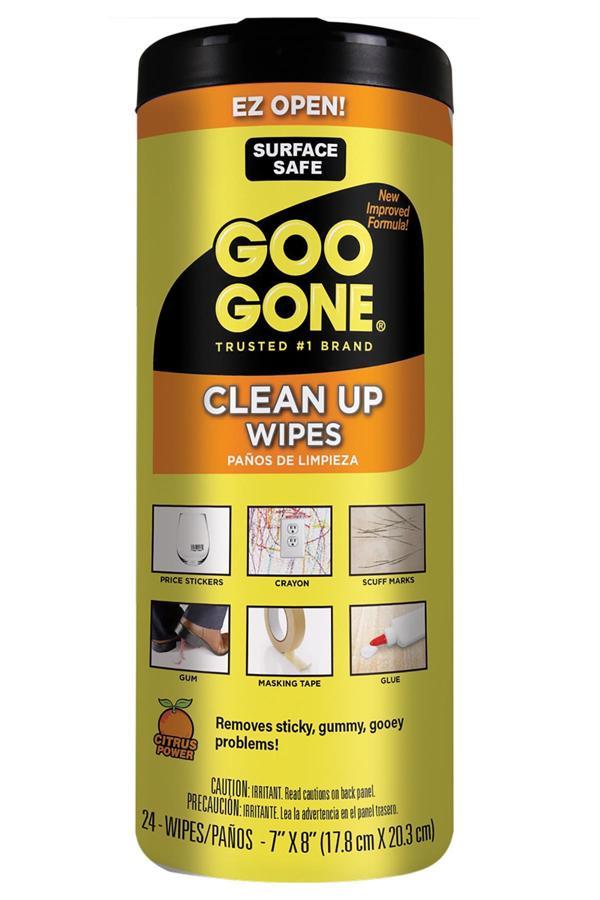Goo Gone Original Yapışkan ve Kalıntı Temizleyici Mendil 24 Adet - Image 1