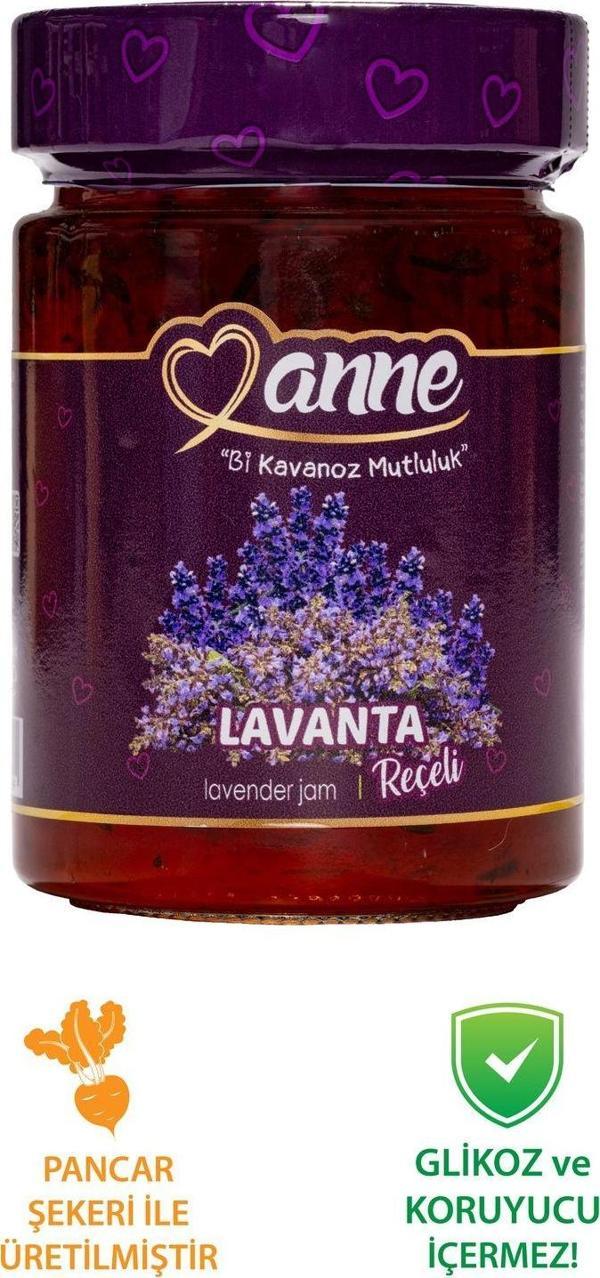 Anne Lavanta Reçeli 400G (Pancar Şekeri Ile Üretilmiştir - Glikoz, Koruyucu Içermez) - Image 1