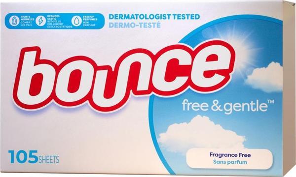 Bounce Free & Gentle Kurutma Makinesi Mendili 105 Adet - Image 1