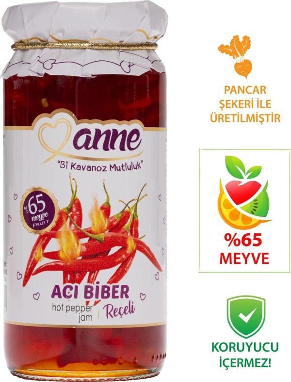 Anne Acı Biber Reçeli 300G (Pancar Şekeri Ile Üretilmiştir - Glikoz, Koruyucu Içermez) - Image 1