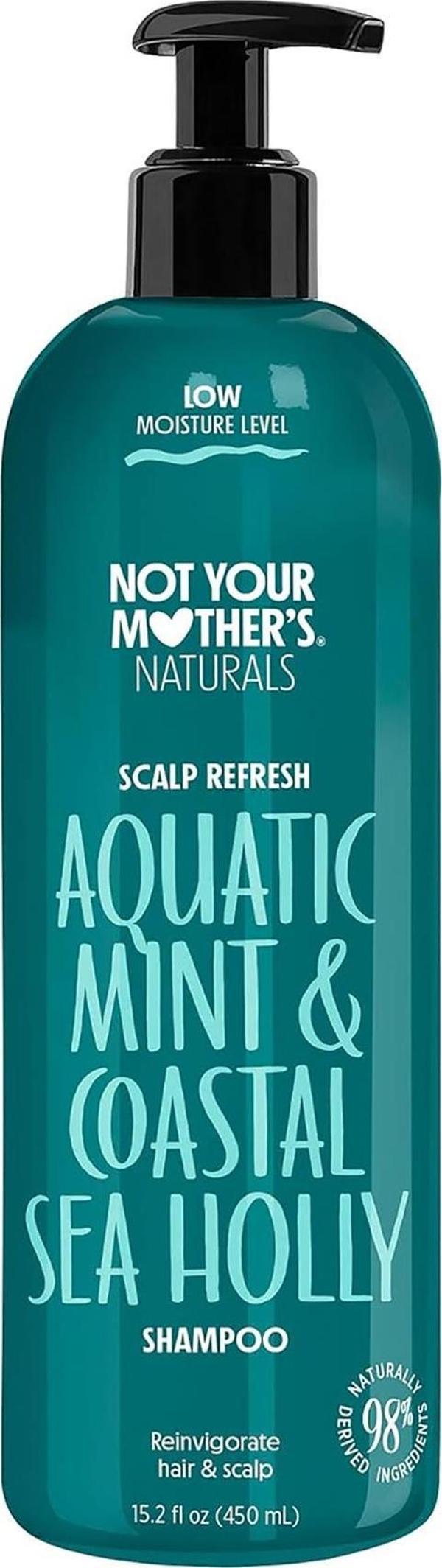 Not Your Mother's Aquatic Mint & Coastal Sea Holly Saç Derisi Bakım Şampuanı 450ML - Image 1