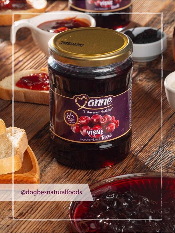 Anne Vişne Reçeli 700G (Pancar Şekeri Ile Üretilmiştir - Glikoz, Koruyucu Içermez) - Image 1