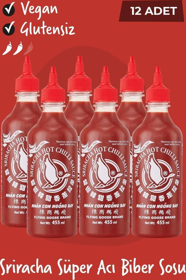 Flying Goose Sriracha Süper Acı Chilli Biberi Sosu 455ML 12 Adet - Image 1