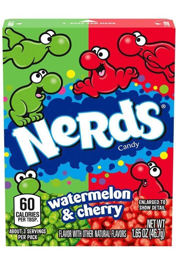 Nerds Karpuz Kiraz Mini Kıtır Şekerleme 46.7GR - Image 1