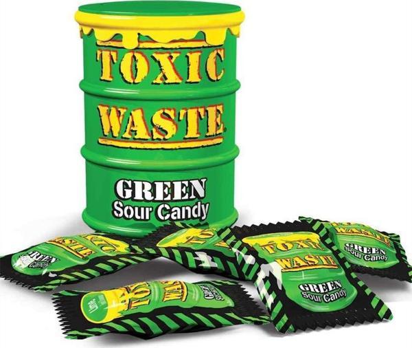 Toxic Waste Green Sour Ekşi Şeker 42GR (Yeşil) - Image 1