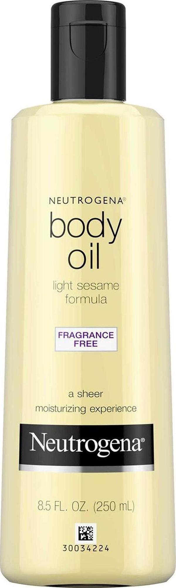 Neutrogena Hafif Susam Formüllü Nemlendirici Kokusuz Vücut Yağı 250ML - Image 1
