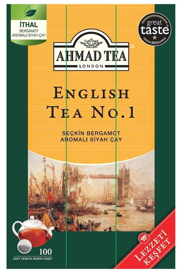 Ahmad Tea English No.1 Demlik Poşet Çay 100 Adet - Image 1