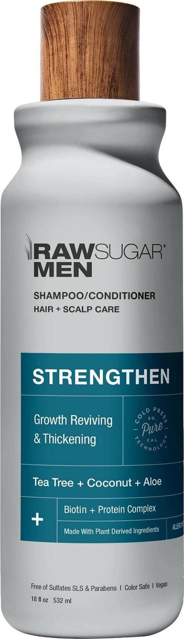 Raw Sugar Men Strengthen Şampuan ve Saç Kremi 532ML - Image 1