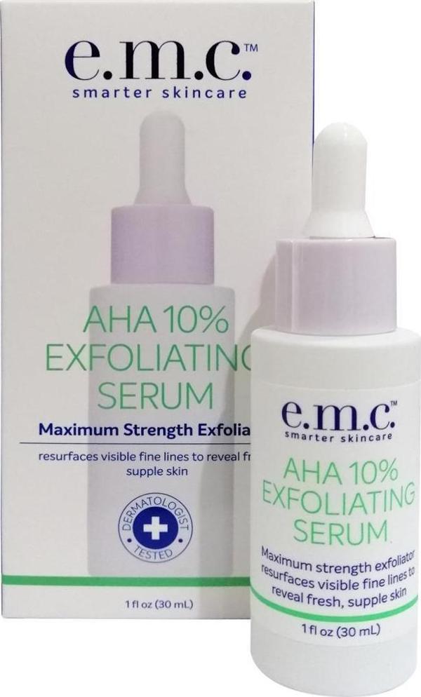 EMC AHA 10% Exfoliating Serum 30ML - Image 1