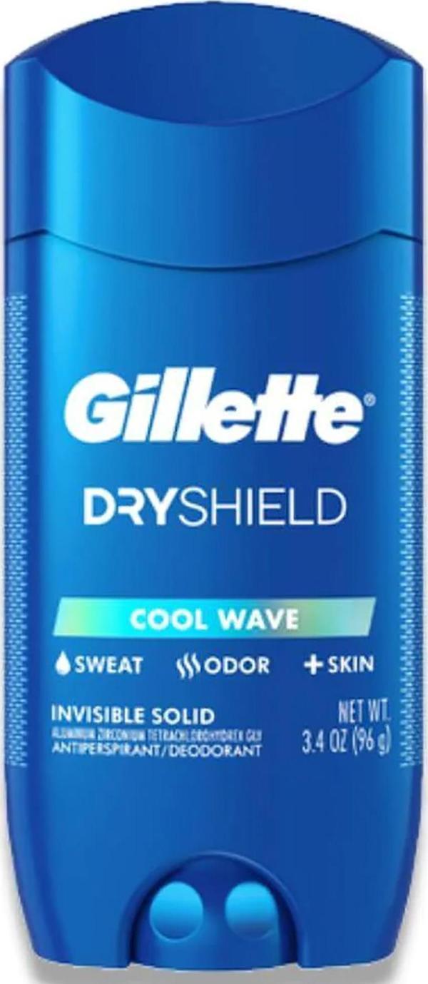 Gillette Dry Shield Cool Wave Antiperspirant Stick Deodorant 96GR - Image 1