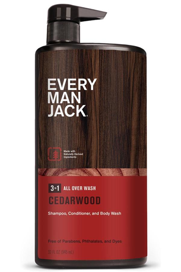 Every Man Jack 3in1 Cedarwood Şampuan + Saç Kremi + Vücut Şampuanı 945ML - Image 1