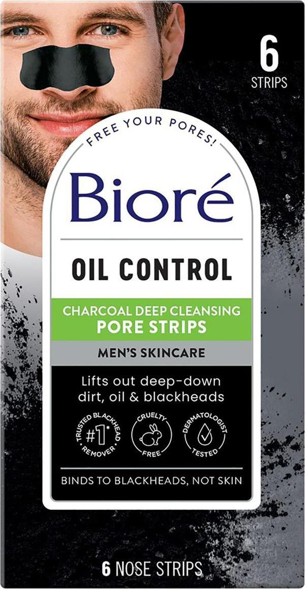 Biore Men Oil Control Gözenek Temizleme Bandı 6 Adet - Image 1