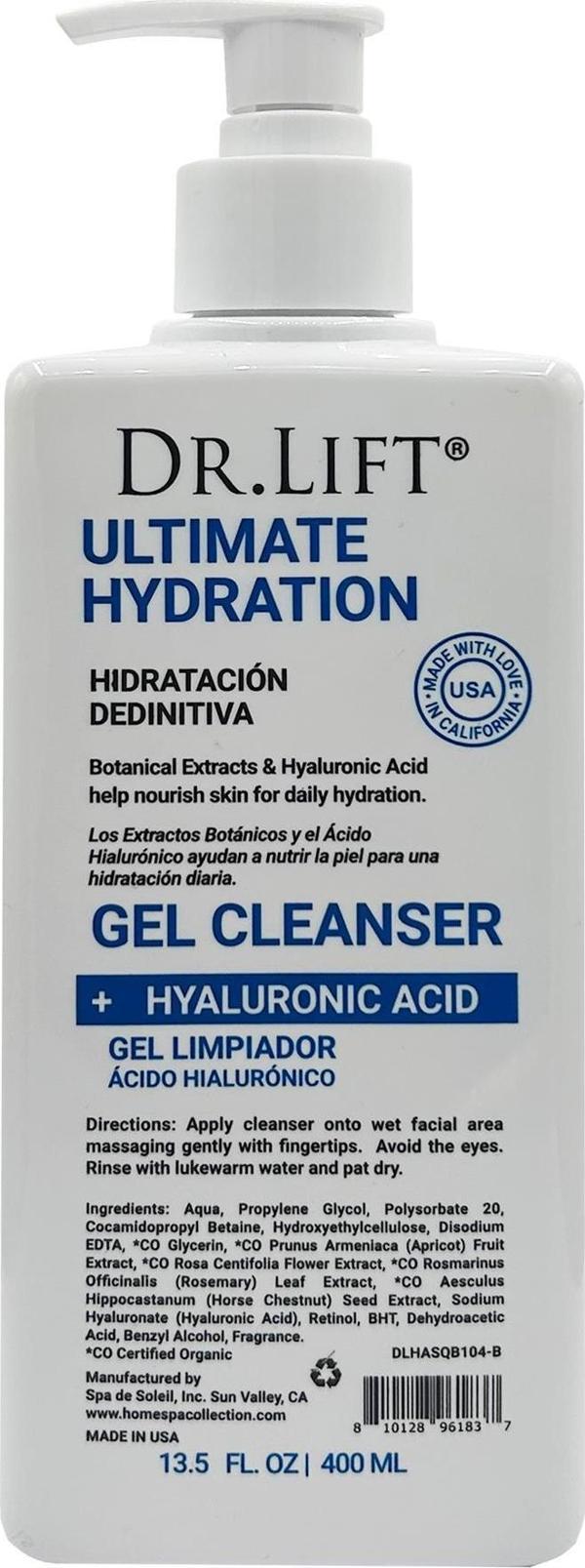 Dr.Lift Hyaluronic Acid Yüz Temizleme Jeli 400ML - Image 1