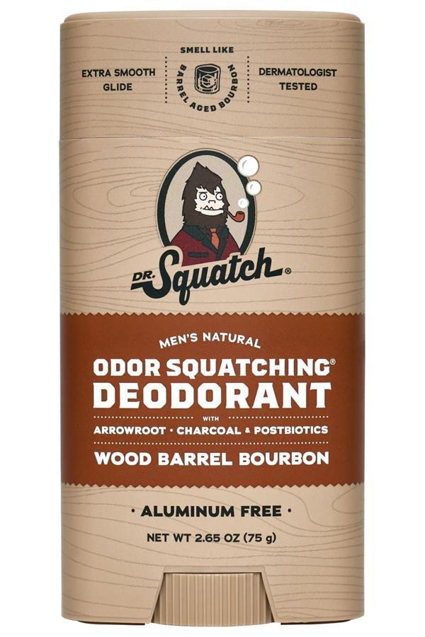 Dr.Squatch Wood Barrel Bourbon Alüminyumsuz Stick Deodorant 75GR - Image 1