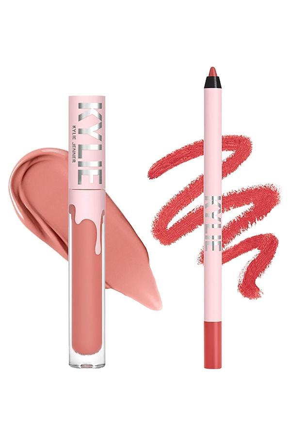 Kylie Dudak Kalemi ve Mat Likit Ruj Set 704 Sweater Weather - Image 1