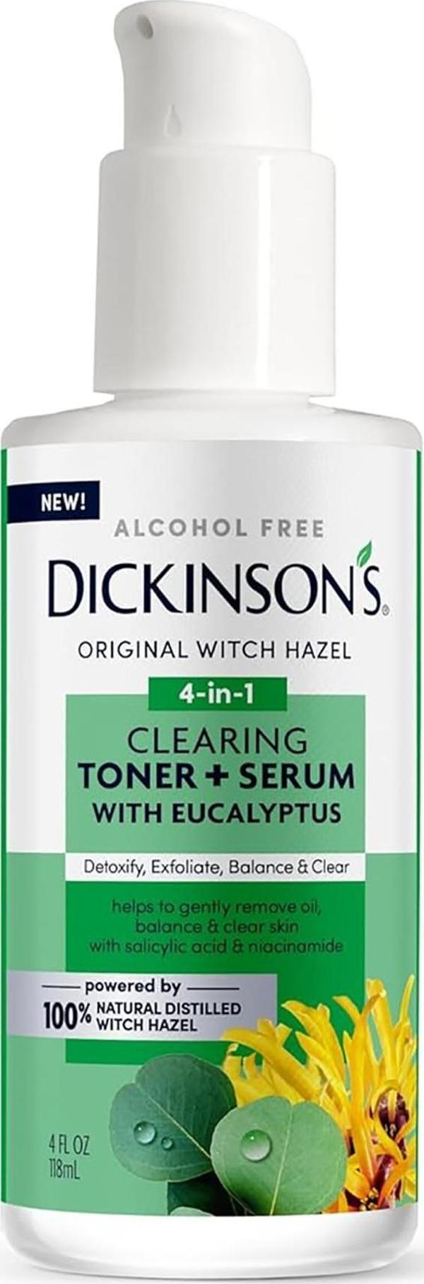 Dickinson's Cadı Fındığı ve Okaliptüs Özlü Arındırıcı Tonik + Serum 118ML - Image 1