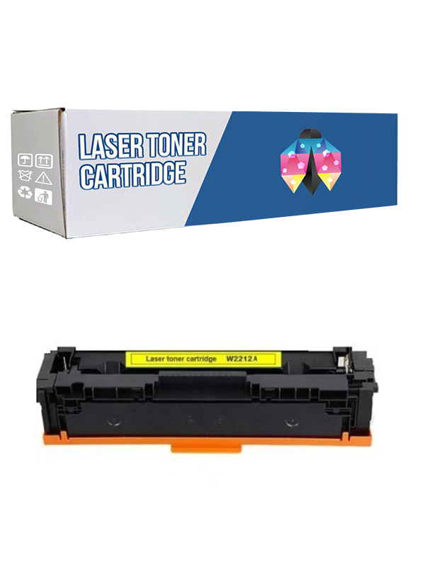 Safir Toner Hp 207A-W2212A 1.250 Syf Sarı Çipli Muadil Toner - Image 1