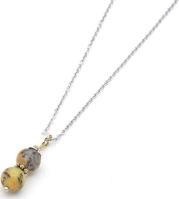 Hakiki Doğal Dendritli Opal Merlinit Kolye Ucu 1.kalite 005 - Image 1