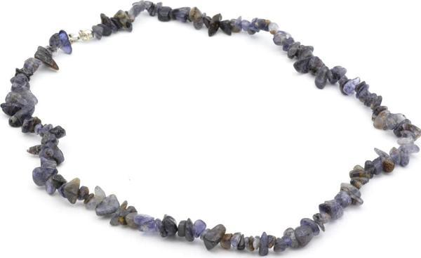 Hakiki Doğal Kırık Taş Iyolit Taşı Kolye - Image 1