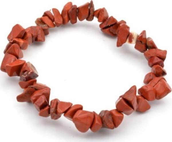 Hakiki Doğal Kırık Taş Jasper Taşı Bileklik 1.kalite Doğal Taş - Image 1