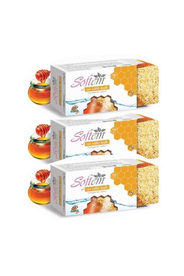 Arı Sütlü Ballı Lifli Sabun 3 Adet. - Image 1