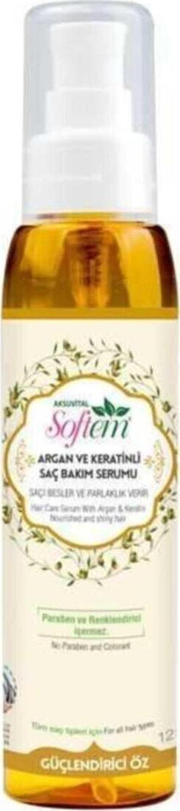 Argan Ve Keratinli Saç Bakım Serumu 125ml 8690088015526198 - Image 1