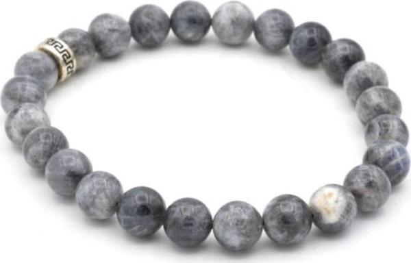 Hakiki Doğal Gri Labradorit Taşı Bileklik 1.kalite Doğal Taş - Image 1
