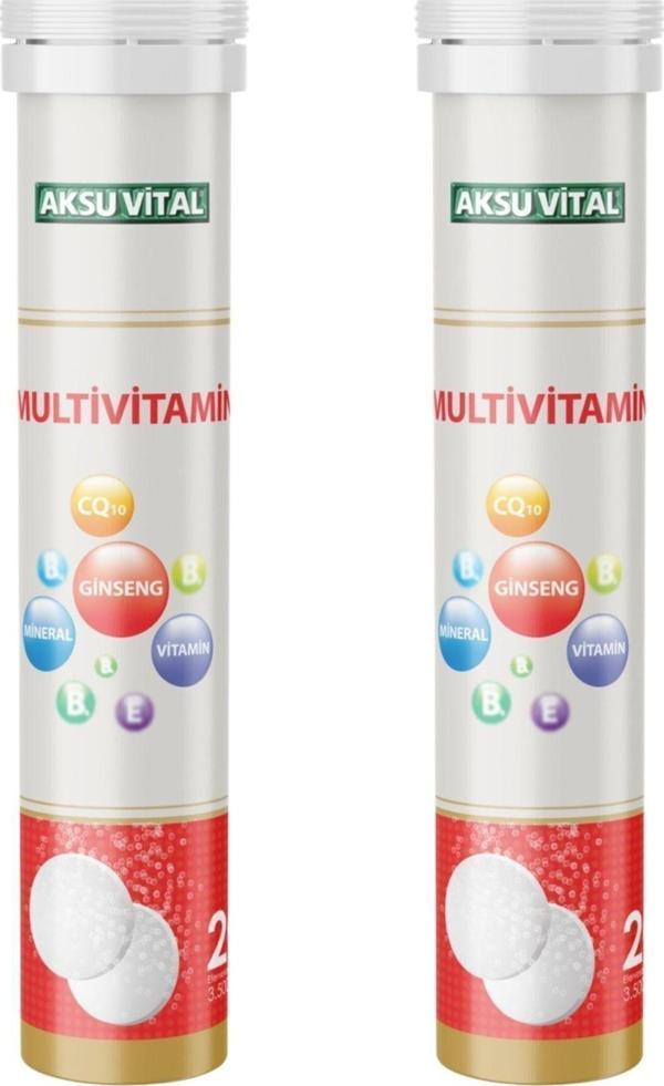 Multivitamin 3500mg 20 Efervesan Tablet X 2 Adet - Image 1