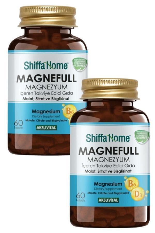 Magnefull Magnezyum Malat Sitrat Bisglisinat 60 Tablet X 2 Adet - Image 1