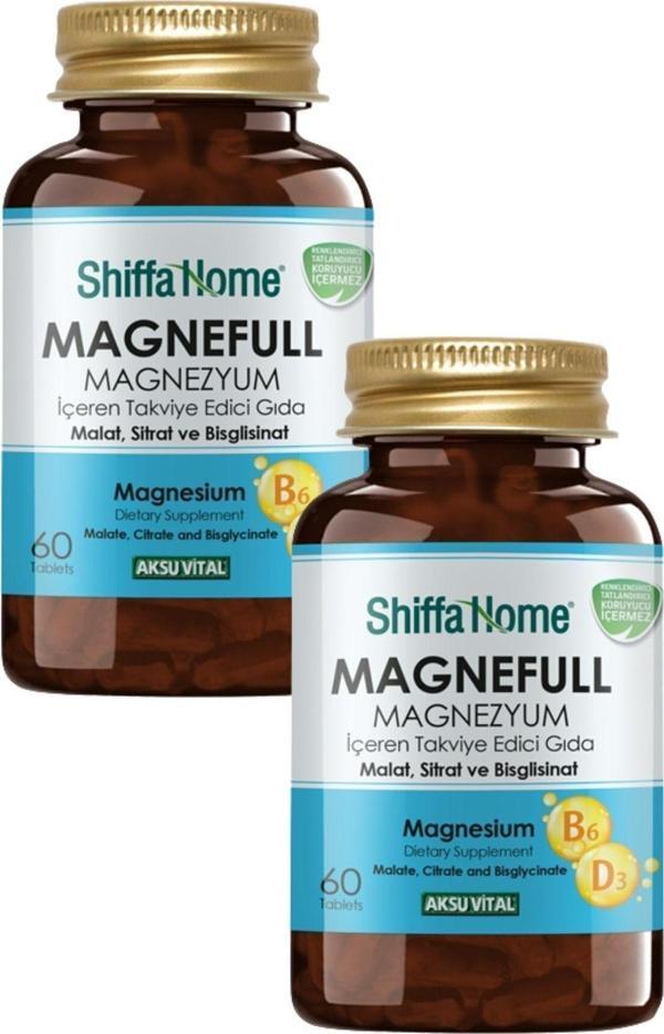 Magnefull Magnezyum Malat Sitrat Bisglisinat 60 Tablet X 2 Adet - Image 1
